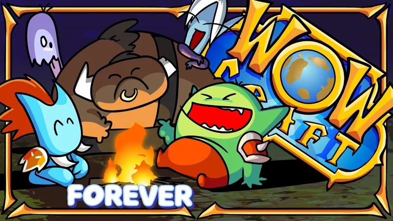 Иллюстрация к материалу «Carbot Animations выпустила мультфильм «WoW Forever & Ever» о бете Forever»