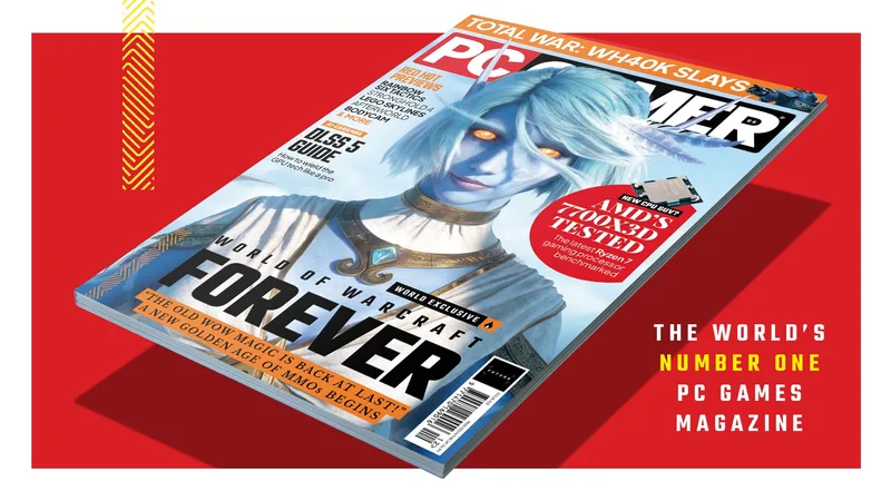 Иллюстрация к материалу «WoW: Forever вышла на обложку нового печатного номера PC Gamer, до 26 октября статья — эксклюзив журнала»