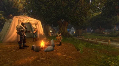 Blizzard официально описала систему лагерей Forever: у костра ставят до трёх построек, бонусы считаются за минуту сидения, а числа наконец названы — от +8% к характеристикам у рыбака до 56 выносливости у аптечки